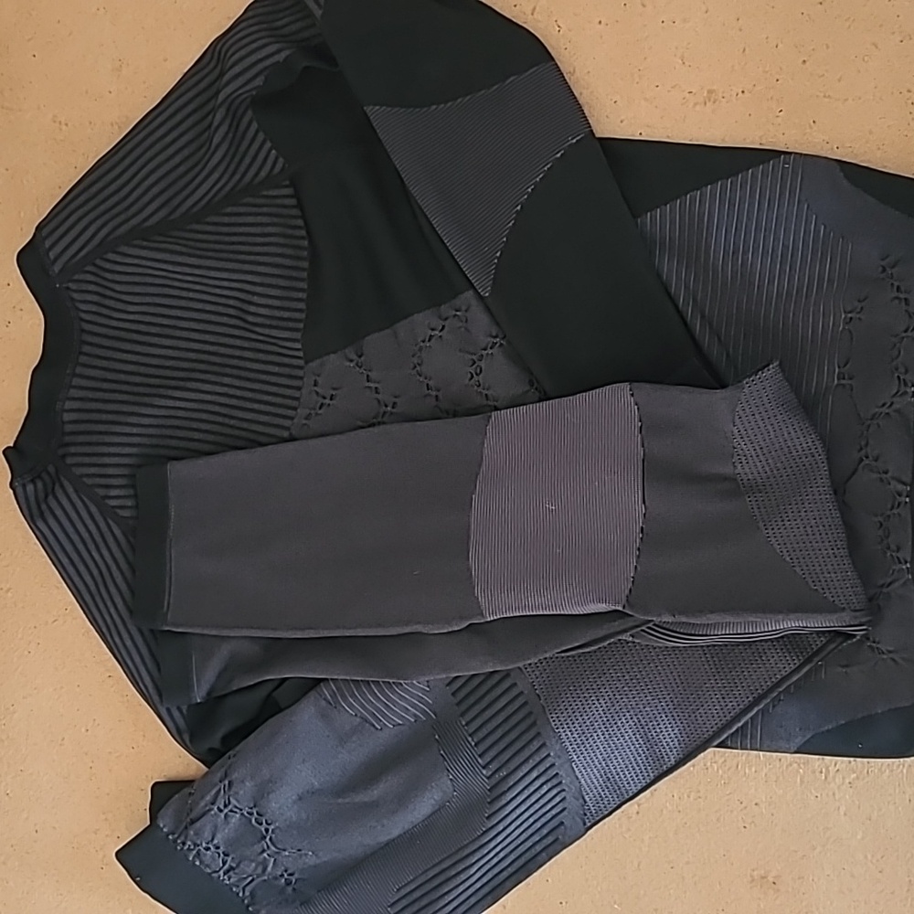 Elegant Black and Gray Women's Pajama Set